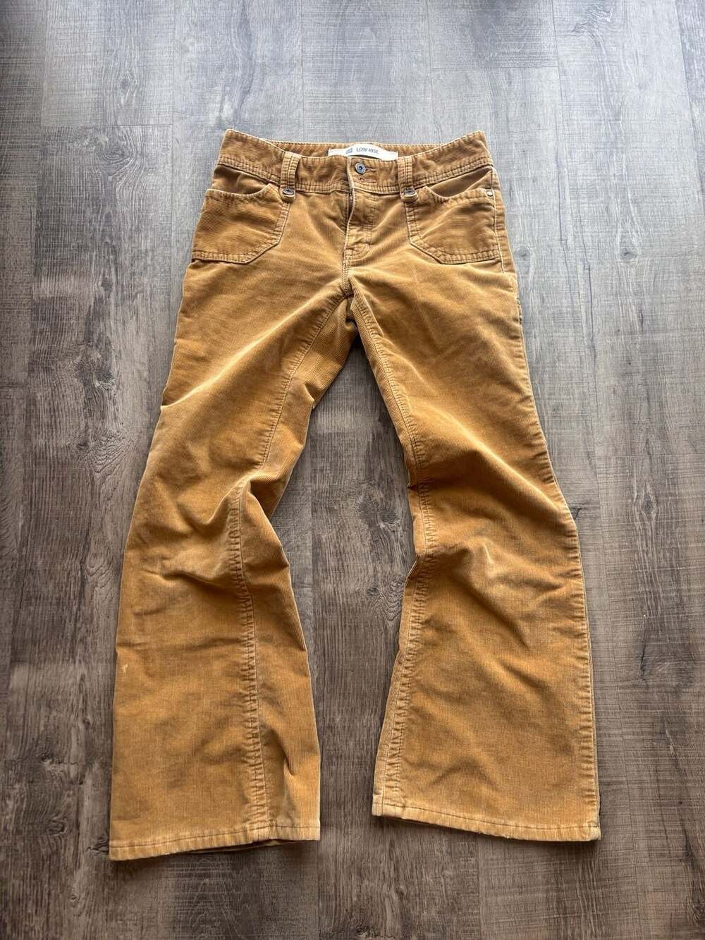 Gap Low Rise Brown Corduroy Flare Carpenter Pants